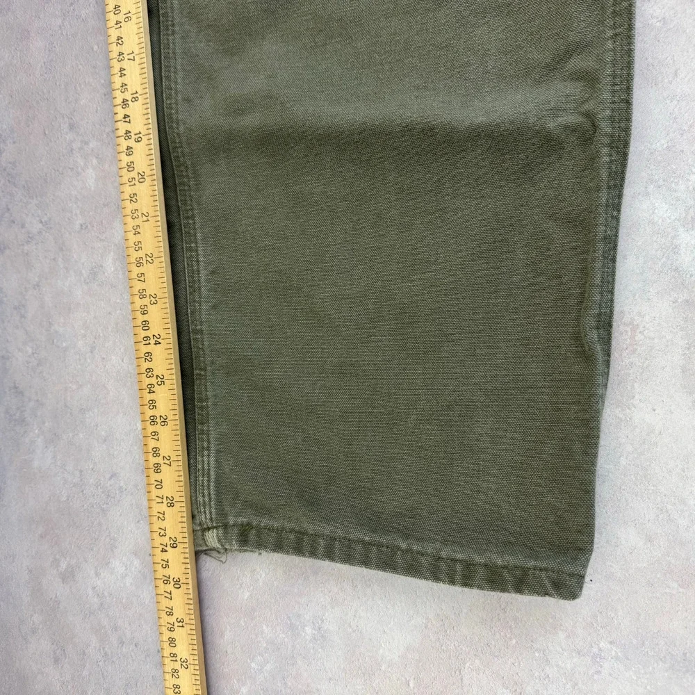 Carhartt Pants Men's 42x32 (Act 40x30) B11 MOS Dungaree Carpenter Canvas Read
